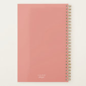 レトロフェミニンカレンダープランナーの発生日（任意） プランナー手帳 (裏面)