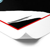 レトロフェンシング選手権の広告 ポスター (角)