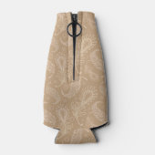 レトロフェータ淡い色のーパターン ボトルクーラー (裏面)