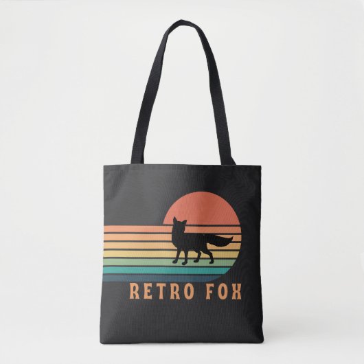 レトロフォックス トートバッグ (正面)