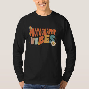 レトロフォトグラフィービーズ先生女性子供 Tシャツ