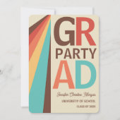 レトロフォトグラードパーティの招待状 招待状 (正面)