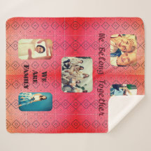 レトロフォトソフトレッドダイヤモンド