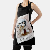 レトロフォトフレーム(1つの大きな写真) エプロン (インサイチュ)