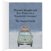 レトロフォト500カスタマイズ可能なフォトカード (内側 (右))