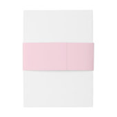 レトロフォントオレンジとピンク結婚モダンズ 招待状ベリーバンド (裏面例)