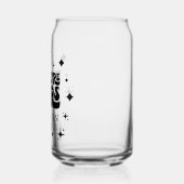 レトロフォントパーソナライズされたフューチャー夫人 ガラス缶 (左)