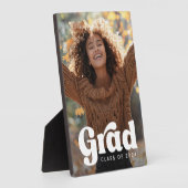 レトロフォントフルフォト卒業 フォトプラーク (側面)