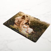 レトロフォント+スターが魔法の新年の写真を持つ 箔シーズンカード (回転した状態)