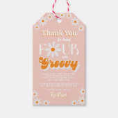 レトロフォーエバーグルービーガールズ4th誕生日 ギフトタグ (正面)