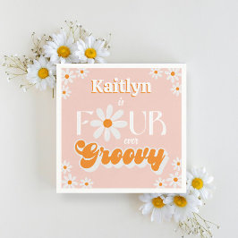 レトロフォーエバーグルービーガールズ4th誕生日 スタンダードカクテルナプキン