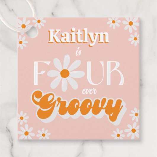 レトロフォーエバーグルービーガールズ4th誕生日 フェイバータグ (正面)