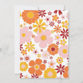 レトロフォーエバーグルービーフローラ4th誕生日 招待状 (裏面)