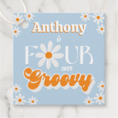 レトロフォーエバーグルービーボーイズ4歳の誕生日 フェイバータグ (正面)