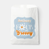 レトロフォーエバーグルービーボーイズ4歳の誕生日 フェイバーバッグ (正面)