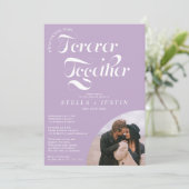 レトロフォーエバーフォトラベンダーリハーサル 招待状 (スタンド正面)