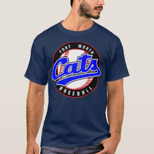 レトロフォートワースCATSベースボールTシャツ1 Tシャツ