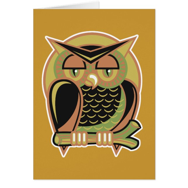 レトロフクロウデザイン (正面)
