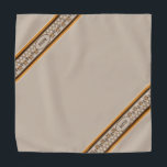 レトロフクロウ編みデザインタンオレンジブラウンペット バンダナ<br><div class="desc">ペットはレトロフクロウ編みパーソナライズされたデザインタンオレンジブラウンバンダナとスタイルでドレスを着ることができる。ペット名を追加して一意に作成する。</div>