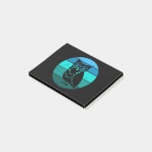 レトロフクロウ ポストイット (アングル)