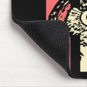 レトロフクロウ マウスパッド (コーナー)