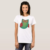 レトロフクロウ Tシャツ (正面フル)