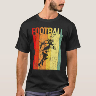 レトロフットボール恋人ヴィンテージスポーツクリスマスフェア Tシャツ