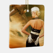 レトロフライト付き添い人- SRF セラミックオーナメント (右)
