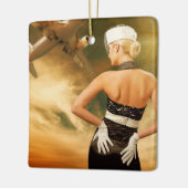 レトロフライト付き添い人- SRF セラミックオーナメント (左)