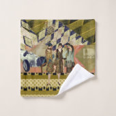 レトロフラッパーズインパリ バスタオルセット (ウォッシュタオル)