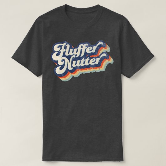 レトロフラファNutter 1970s動揺してデザイン Tシャツ (デザイン正面)
