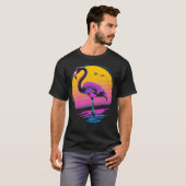 レトロフラミンゴ Tシャツ (正面フル)