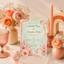 レトロフラワーの魔法の結婚式