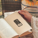 レトロフラワーはっきりした蔵書票ex天秤座本 セルフインキングスタンプ<br><div class="desc">先生パーソナライズされた、司書、読書愛好家のための印鑑。おエレガント名前のフローラデザインと手描き花イラストレーション。その文字はレトロはっきりしたスタイルタイポグラフィにある。私たちの店に行って、より多くのカスタムの書籍切手を見る。</div>