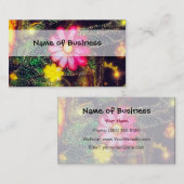 レトロフラワーズネオンライト 名刺 (正面/裏面)