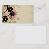 レトロフラワーズ名刺 名刺 (正面/裏面)