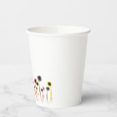 レトロフラワーズ紙カップ 紙コップ (左)