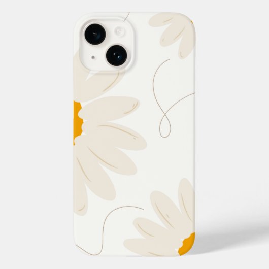 レトロフラワーデイジー Case-Mate iPhoneケース (裏面)