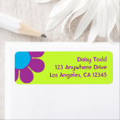 レトロフラワーパワー ラベル (インサイチュ)