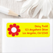 レトロフラワーパワー ラベル (インサイチュ)