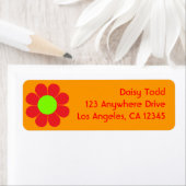 レトロフラワーパワー ラベル (インサイチュ)