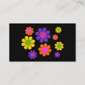 レトロフラワーパワー 名刺 (裏面)