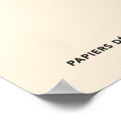 レトロフラワーマーケットアムステルダムカラフルフローラ ポスター (角)