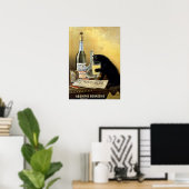 レトロフランスのポスター"absinthe bourgeois" ポスター (ホームオフィス)