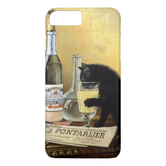 レトロフランスのポスター"absinthe bourgeois" Case-Mate iPhoneケース (裏面)