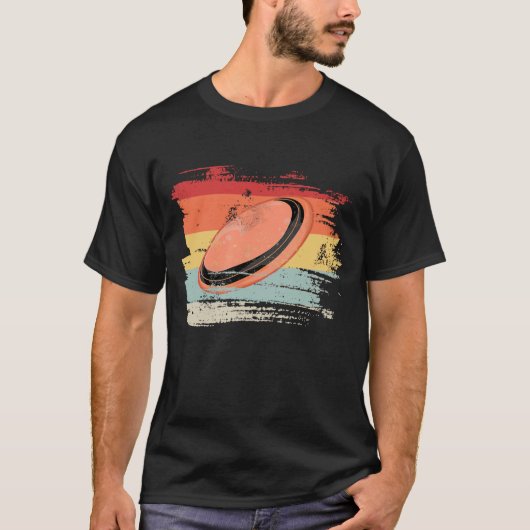 レトロフリスビーディスクゴルフ3 Tシャツ (正面)