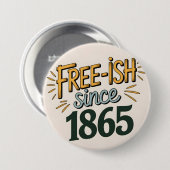 レトロフリー1865年12月 缶バッジ (正面&裏面)