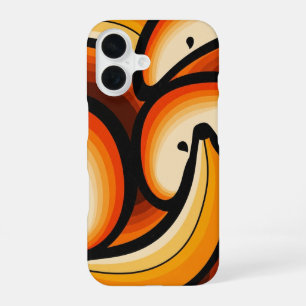 レトロフルーツの波 iPhone 16ケース