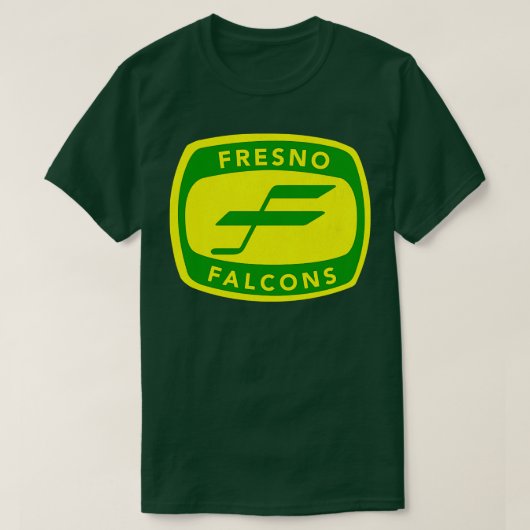 レトロフレスノ《鳥》ハヤブサホッケー1972 Tシャツ (デザイン正面)