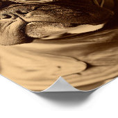 レトロフレンキセピア ポスター (角)